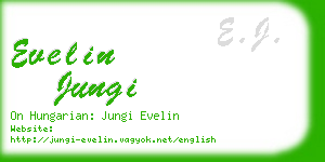 evelin jungi business card